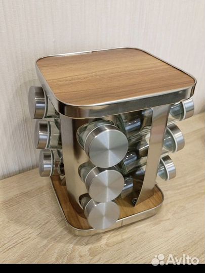 Набор для специй; емкости для специй на подставке