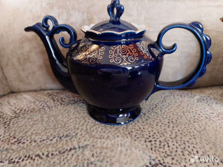 Набор фарфор СССР винтаж кобальт