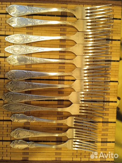 Вилки мельхиоровые мнц 15-20