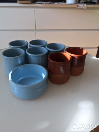 Горшочки керамические Cermer и стеклянные