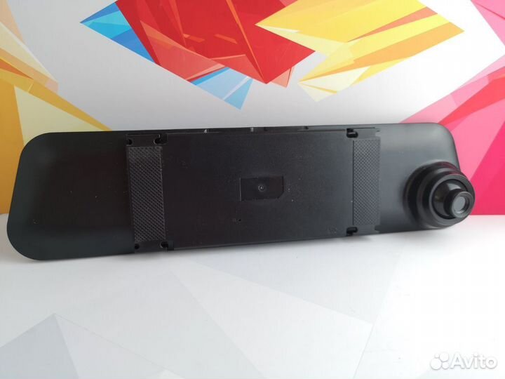 Автомобильный видеорегистратор-зеркало T1 Black