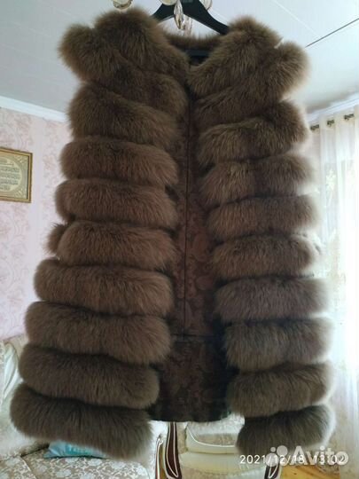 Песцовый жилет