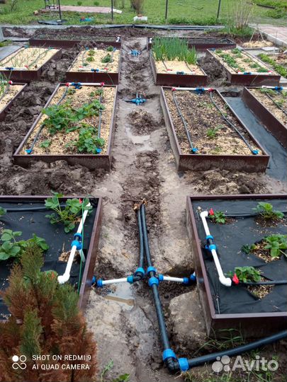 Монтаж систем капельного полива