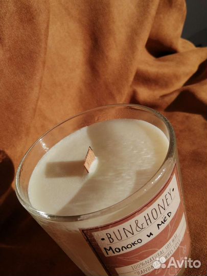 Ароматическая свеча ручной работы