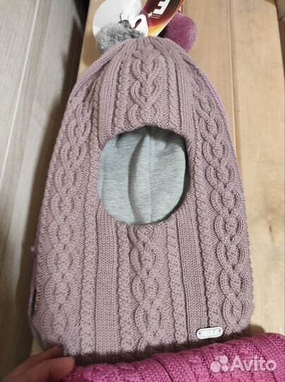 Шапка шлем зимний теплый nels