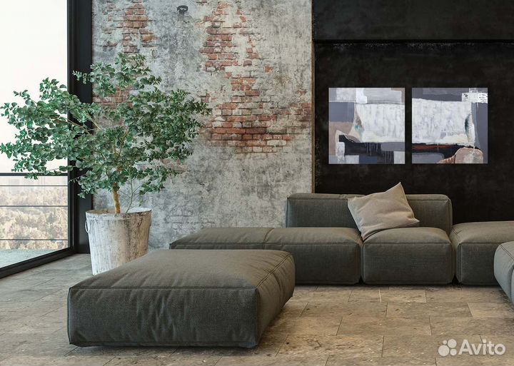 Картина Stone abstract 1 9090