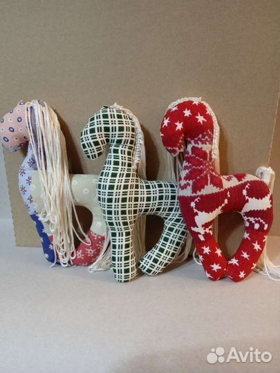 Мягкая игрушка лошадка