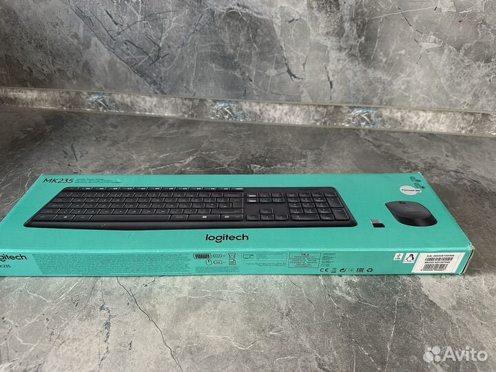 Комплект беспроводной клавиатура и мышь Logitech