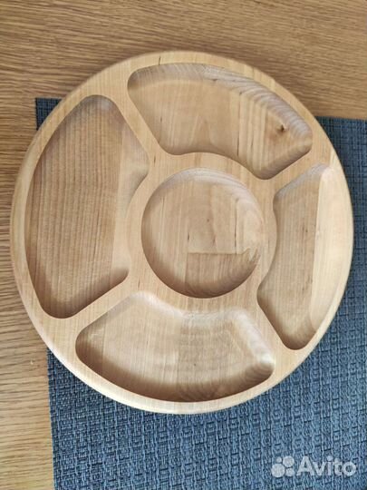Менажница доска сервировочная деревянная