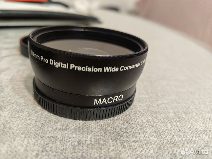 Широкоугольный объектив 58 мм 2.0х и 0.45х AF