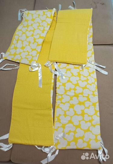 Бортики в детскую кроватку