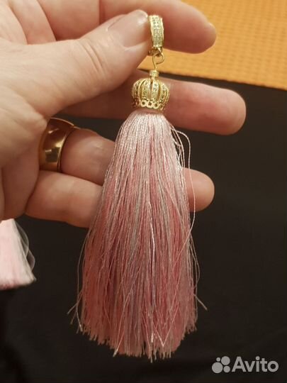 Серьги кисточки