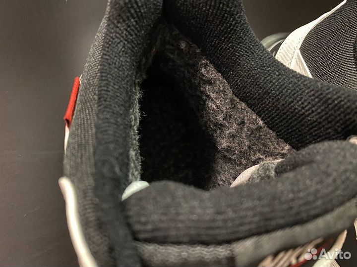 Кожаные зимние кроссовки Nike AiR высокие