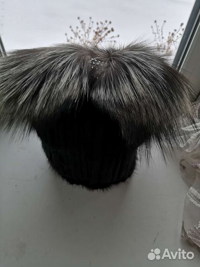 Шапка норковая женская