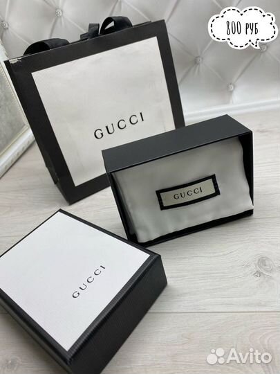 Серьги Gucci в коробке