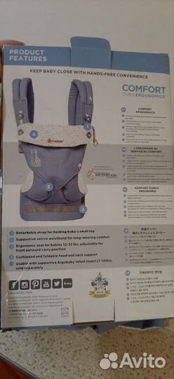 Эргорюкзак ergobaby 360 с 4х месяцев новый