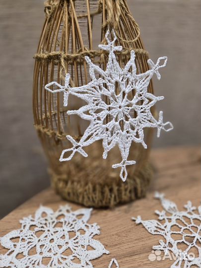 Зимний декор,снежинка