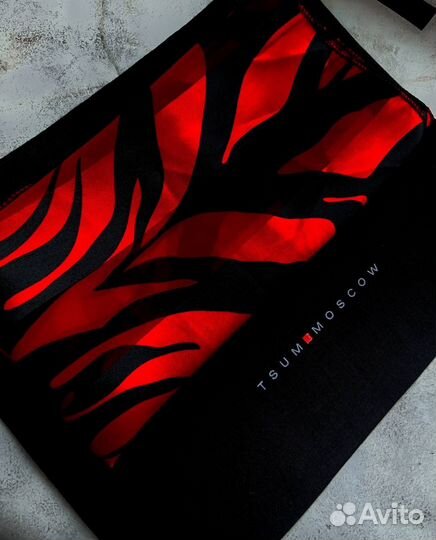 Платок винтажный шелк в стиле YSL