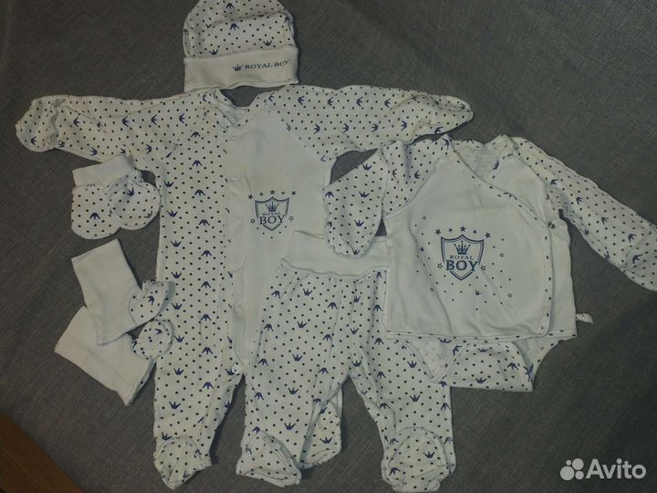 Комплект на выписку для мальчика