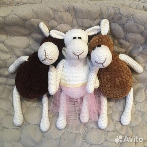 Овечка. Мягкая игрушка. Ручная работа