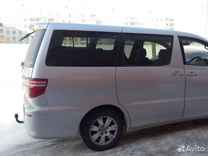 Фаркоп тсу установка Toyota Alphard H10 Restyling