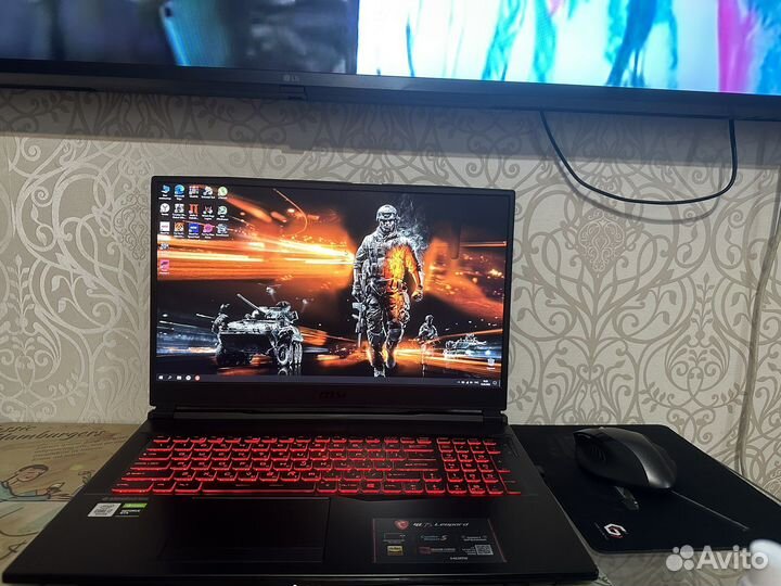 Игровой ноутбук MSI i7 leopard