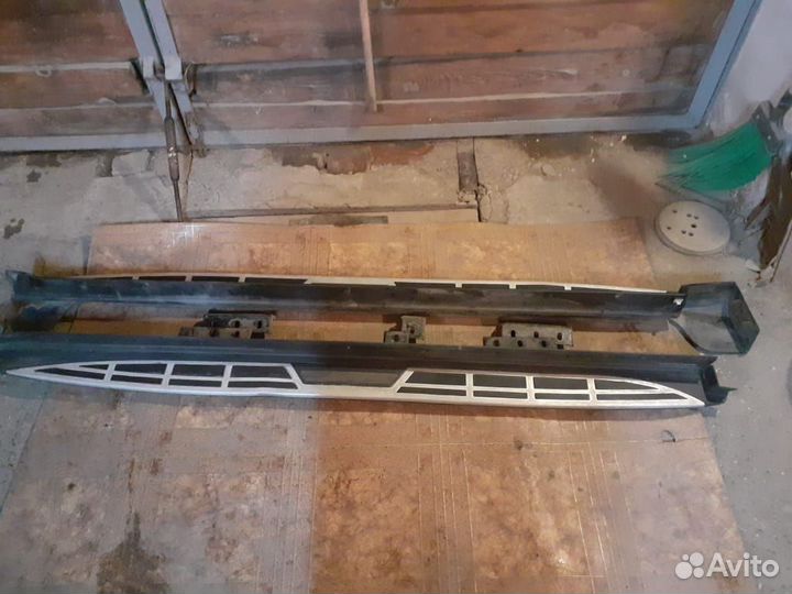 Пороги на Хендай Санта Фе 3