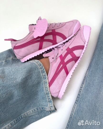 Кеды Onitsuka Tiger x Patou Mexico 66 розовые