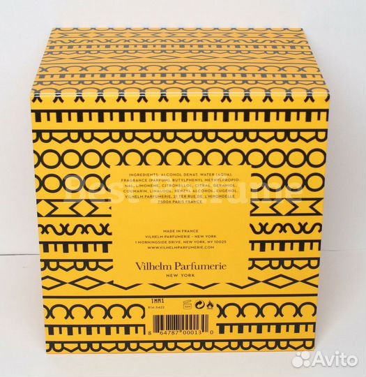 Vilhelm Parfumerie Room Service 100ml унисекс духи