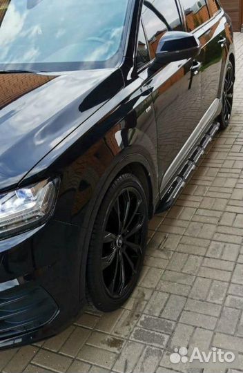 Пороги на Ауди Q7 2015-н.в Наши работы