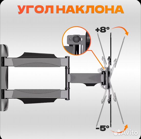 Крoнштейн для телевизора настенный P4