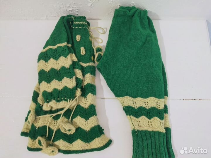 Вязаные косюмы на девочку 74 -80 размер
