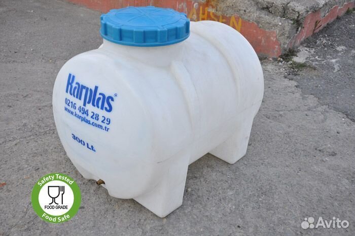 Емкость для воды пластиковая 300 л / еаэс