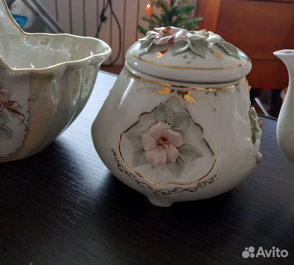 Корзинка шкатулкакисловодскчайник Сахарница Довбыш