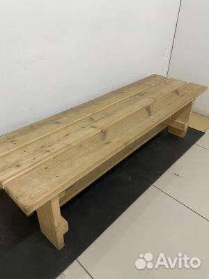 Лавка деревянная
