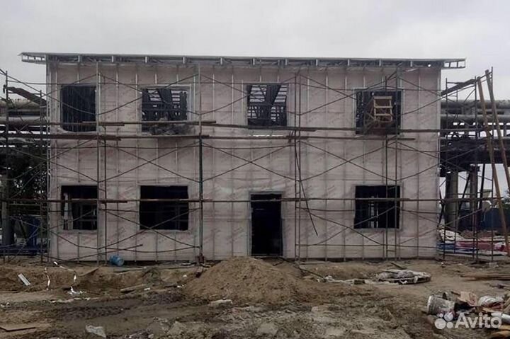 Здание 2-6 этажей на металлическом каркасе
