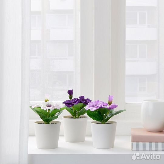 Цветы искусственные икеа фейка. новые