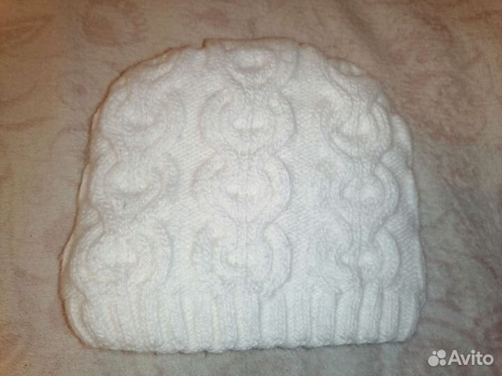 Шапка женская зимняя теплая на флисе