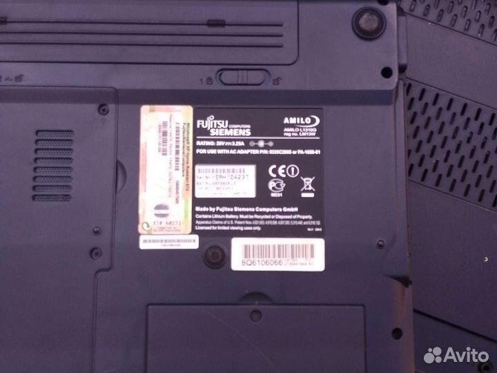 Ноутбук на запчасти