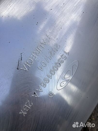 Глушитель Chery Tiggo 7 Pro 2020-2024 чери тигго