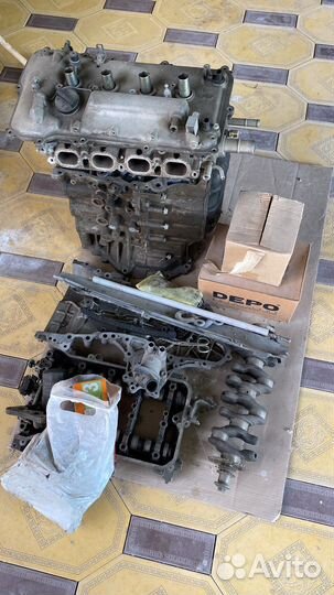 Двигатель на toyota corolla