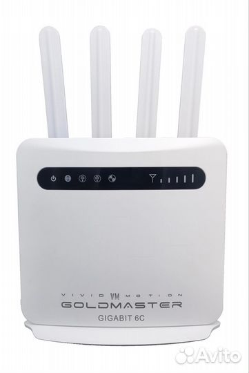 Роутер Gold Master gigabit 4G/LTE (сат.6)