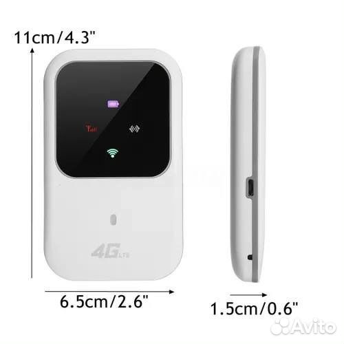 Переносной Wi-Fi роутер 4G под любую Sim