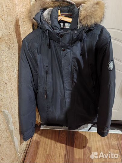 Пуховик зимний мужской бу