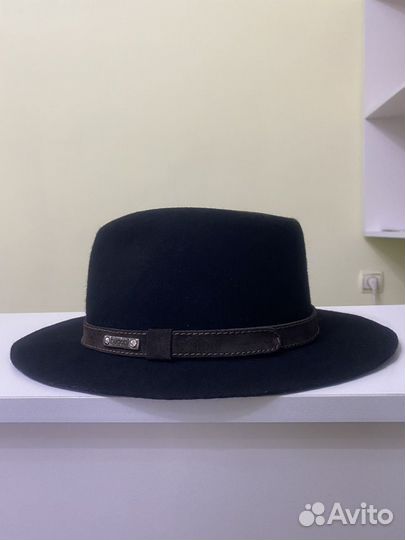 Шляпа фетровая черная