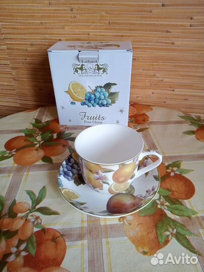 Чайная пара фрукты фирмы Lefard(Англия), 400мл