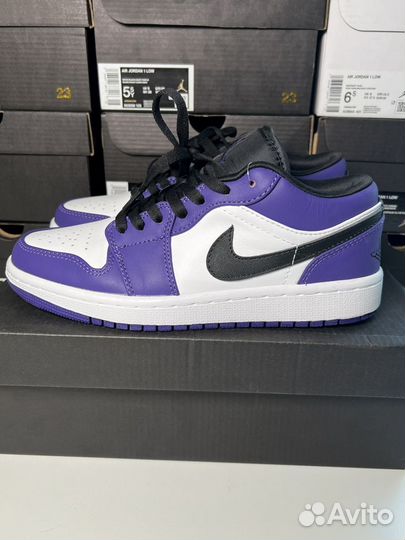 Кроссовки Nike Air Jordan 1 Low Court Purple White