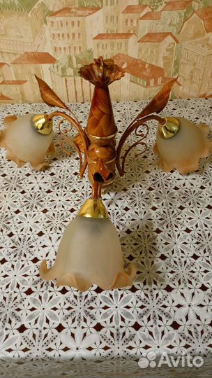 Люстра потолочная бу