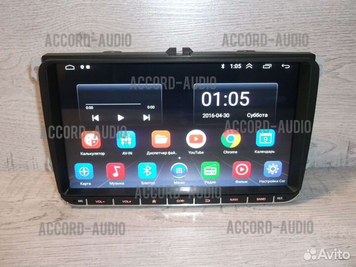 Магнитола Volkswagen Android