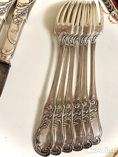 Набор приборов Armand Frenaise антик Франция